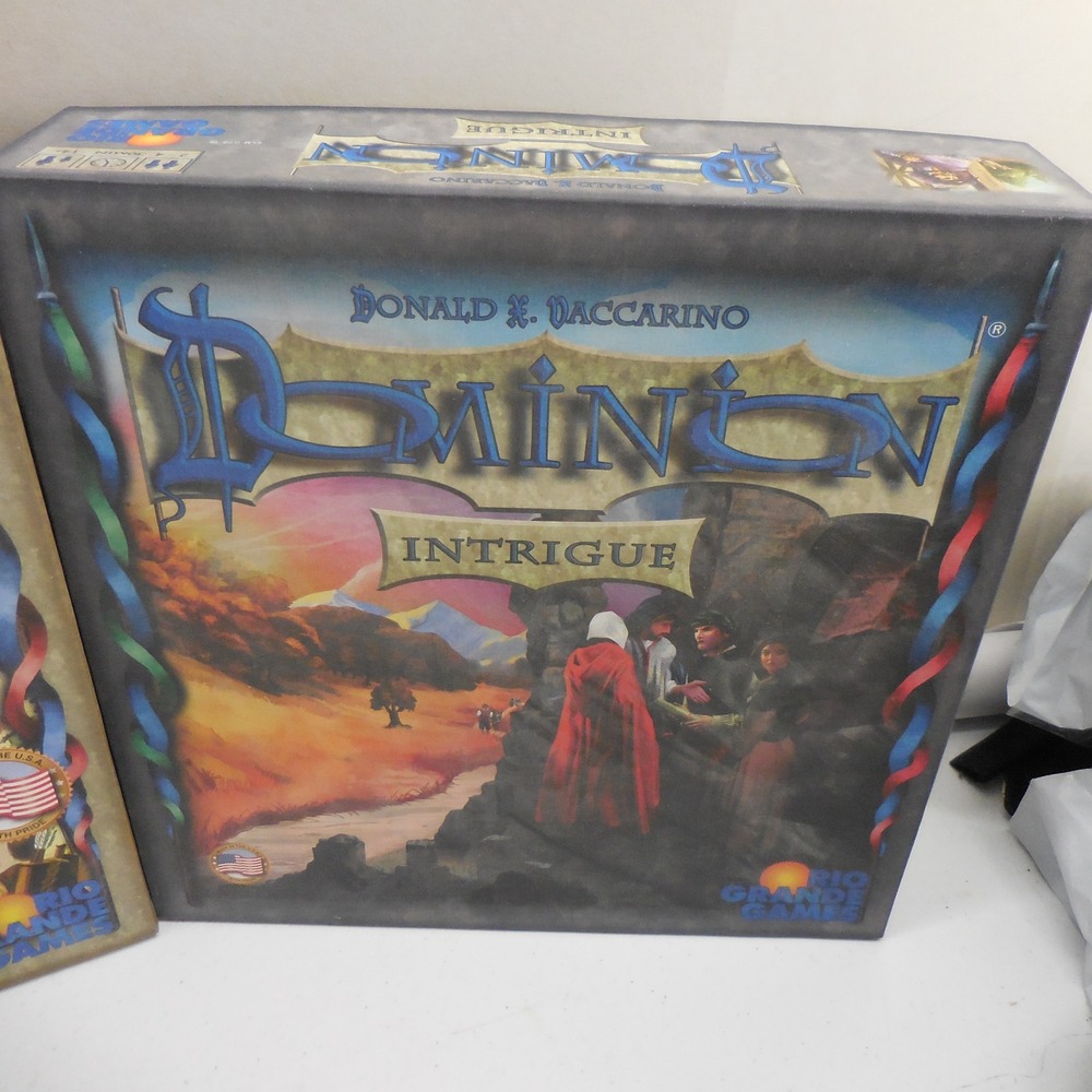 Dominion and Dominion Intrigue Board Game Bundle Rio Grande Games Strategy Card - Picture 2 of 7